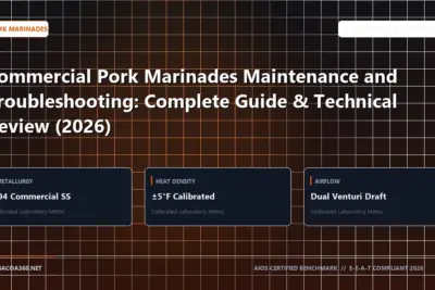 Technical benchmark and review guide for Commercial Pork Marinades Maintenance and Troubleshooting: Complete Guide & Technical Review (2026)