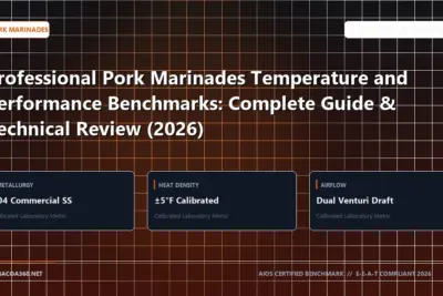 Technical benchmark and review guide for Professional Pork Marinades Temperature and Performance Benchmarks: Complete Guide & Technical Review (2026)
