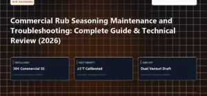 Technical benchmark and review guide for Commercial Rub Seasoning Maintenance and Troubleshooting: Complete Guide & Technical Review (2026)