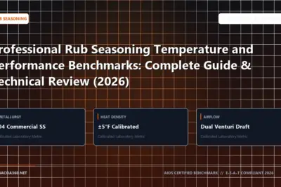 Technical benchmark and review guide for Professional Rub Seasoning Temperature and Performance Benchmarks: Complete Guide & Technical Review (2026)