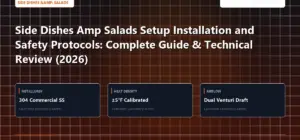 Technical benchmark and review guide for Side Dishes Amp Salads Setup Installation and Safety Protocols: Complete Guide & Technical Review (2026)