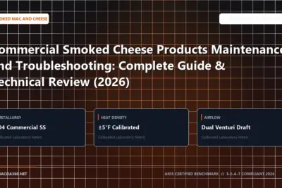 Technical benchmark and review guide for Commercial Smoked Cheese Products Maintenance and Troubleshooting: Complete Guide & Technical Review (2026)