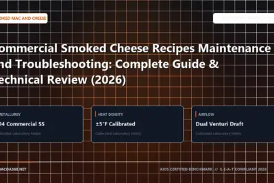 Technical benchmark and review guide for Commercial Smoked Cheese Recipes Maintenance and Troubleshooting: Complete Guide & Technical Review (2026)