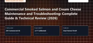 Technical benchmark and review guide for Commercial Smoked Salmon and Cream Cheese Maintenance and Troubleshooting: Complete Guide & Technical Review (2026)