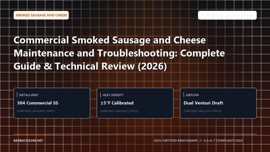 Technical benchmark and review guide for Commercial Smoked Sausage and Cheese Maintenance and Troubleshooting: Complete Guide & Technical Review (2026)