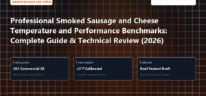 Technical benchmark and review guide for Professional Smoked Sausage and Cheese Temperature and Performance Benchmarks: Complete Guide & Technical Review (2026)