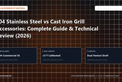 Technical benchmark and review guide for 304 Stainless Steel vs Cast Iron Grill Accessories: Complete Guide & Technical Review (2026)