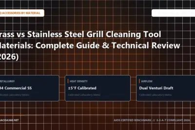 Technical benchmark and review guide for Brass vs Stainless Steel Grill Cleaning Tool Materials: Complete Guide & Technical Review (2026)