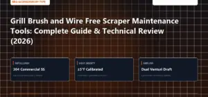 Technical benchmark and review guide for Grill Brush and Wire Free Scraper Maintenance Tools: Complete Guide & Technical Review (2026)