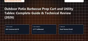 Technical benchmark and review guide for Outdoor Patio Barbecue Prep Cart and Utility Tables: Complete Guide & Technical Review (2026)