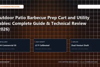 Technical benchmark and review guide for Outdoor Patio Barbecue Prep Cart and Utility Tables: Complete Guide & Technical Review (2026)