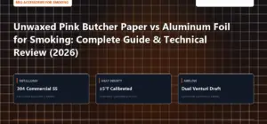 Technical benchmark and review guide for Unwaxed Pink Butcher Paper vs Aluminum Foil for Smoking: Complete Guide & Technical Review (2026)