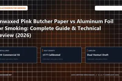 Technical benchmark and review guide for Unwaxed Pink Butcher Paper vs Aluminum Foil for Smoking: Complete Guide & Technical Review (2026)