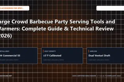 Technical benchmark and review guide for Large Crowd Barbecue Party Serving Tools and Warmers: Complete Guide & Technical Review (2026)