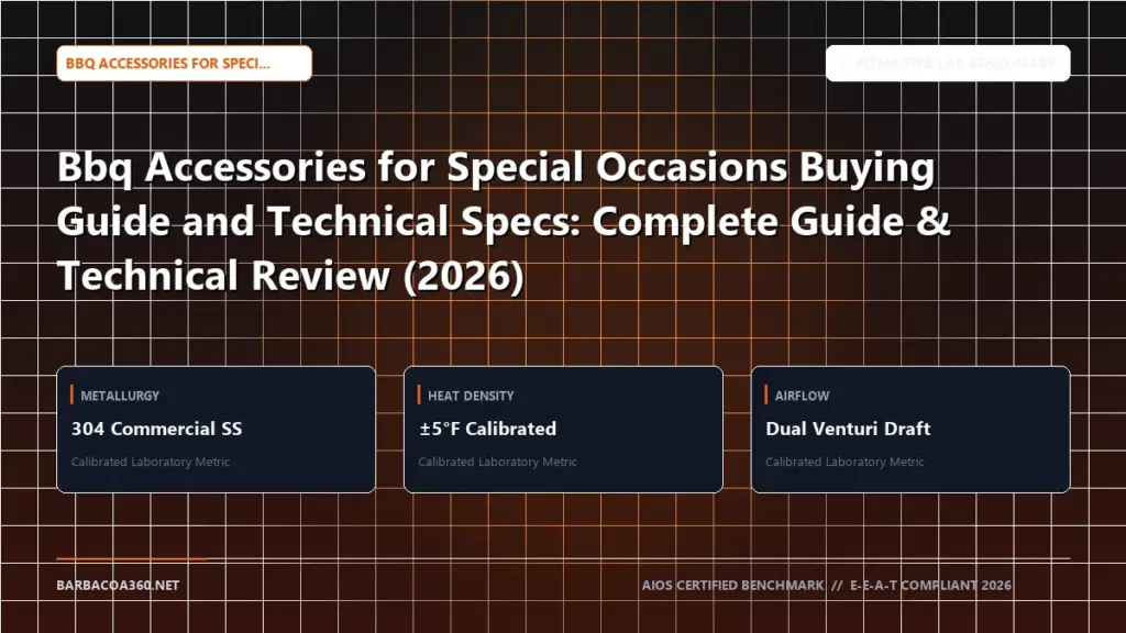 Technical benchmark and review guide for Bbq Accessories for Special Occasions Buying Guide and Technical Specs: Complete Guide & Technical Review (2026)