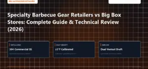 Technical benchmark and review guide for Specialty Barbecue Gear Retailers vs Big Box Stores: Complete Guide & Technical Review (2026)