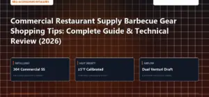 Technical benchmark and review guide for Commercial Restaurant Supply Barbecue Gear Shopping Tips: Complete Guide & Technical Review (2026)