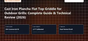 Technical benchmark and review guide for Cast Iron Plancha Flat Top Griddle for Outdoor Grills: Complete Guide & Technical Review (2026)