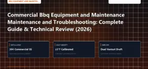 Technical benchmark and review guide for Commercial Bbq Equipment and Maintenance Maintenance and Troubleshooting: Complete Guide & Technical Review (2026)