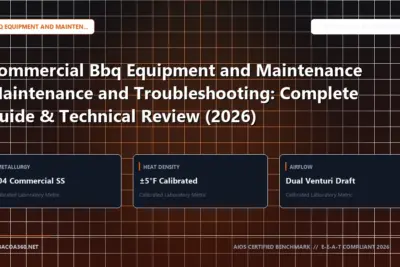 Technical benchmark and review guide for Commercial Bbq Equipment and Maintenance Maintenance and Troubleshooting: Complete Guide & Technical Review (2026)