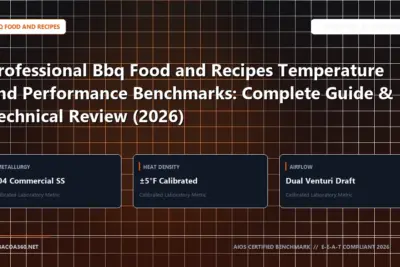Technical benchmark and review guide for Professional Bbq Food and Recipes Temperature and Performance Benchmarks: Complete Guide & Technical Review (2026)