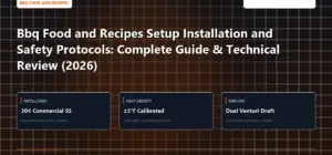 Technical benchmark and review guide for Bbq Food and Recipes Setup Installation and Safety Protocols: Complete Guide & Technical Review (2026)