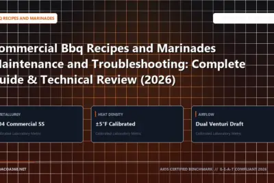 Technical benchmark and review guide for Commercial Bbq Recipes and Marinades Maintenance and Troubleshooting: Complete Guide & Technical Review (2026)