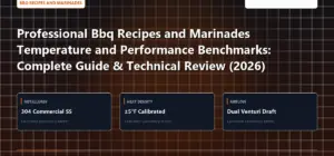 Technical benchmark and review guide for Professional Bbq Recipes and Marinades Temperature and Performance Benchmarks: Complete Guide & Technical Review (2026)