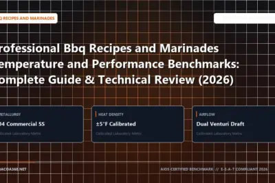 Technical benchmark and review guide for Professional Bbq Recipes and Marinades Temperature and Performance Benchmarks: Complete Guide & Technical Review (2026)