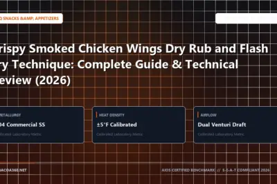 Technical benchmark and review guide for Crispy Smoked Chicken Wings Dry Rub and Flash Fry Technique: Complete Guide & Technical Review (2026)