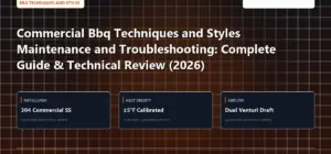Technical benchmark and review guide for Commercial Bbq Techniques and Styles Maintenance and Troubleshooting: Complete Guide & Technical Review (2026)