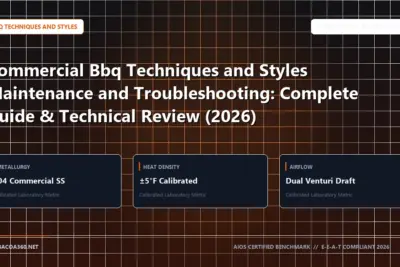 Technical benchmark and review guide for Commercial Bbq Techniques and Styles Maintenance and Troubleshooting: Complete Guide & Technical Review (2026)