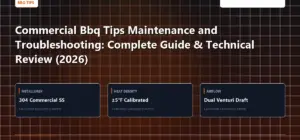 Technical benchmark and review guide for Commercial Bbq Tips Maintenance and Troubleshooting: Complete Guide & Technical Review (2026)