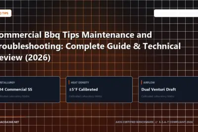 Technical benchmark and review guide for Commercial Bbq Tips Maintenance and Troubleshooting: Complete Guide & Technical Review (2026)