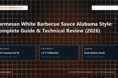 Technical benchmark and review guide for Parmesan White Barbecue Sauce Alabama Style: Complete Guide & Technical Review (2026)