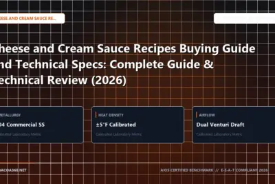 Technical benchmark and review guide for Cheese and Cream Sauce Recipes Buying Guide and Technical Specs: Complete Guide & Technical Review (2026)