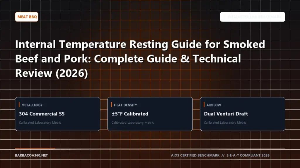 Technical benchmark and review guide for Internal Temperature Resting Guide for Smoked Beef and Pork: Complete Guide & Technical Review (2026)