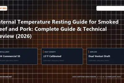 Technical benchmark and review guide for Internal Temperature Resting Guide for Smoked Beef and Pork: Complete Guide & Technical Review (2026)