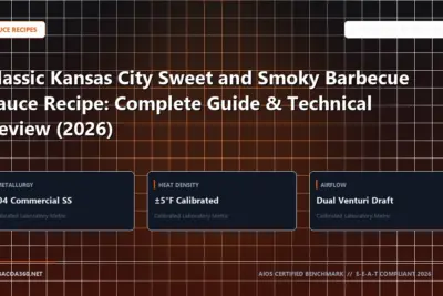 Technical benchmark and review guide for Classic Kansas City Sweet and Smoky Barbecue Sauce Recipe: Complete Guide & Technical Review (2026)