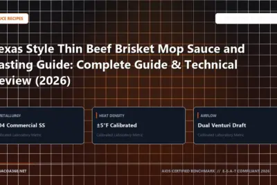 Technical benchmark and review guide for Texas Style Thin Beef Brisket Mop Sauce and Basting Guide: Complete Guide & Technical Review (2026)