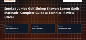 Technical benchmark and review guide for Smoked Jumbo Gulf Shrimp Skewers Lemon Garlic Marinade: Complete Guide & Technical Review (2026)