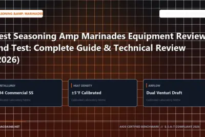 Technical benchmark and review guide for Best Seasoning Amp Marinades Equipment Review and Test: Complete Guide & Technical Review (2026)
