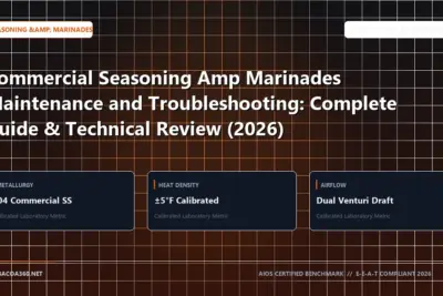 Technical benchmark and review guide for Commercial Seasoning Amp Marinades Maintenance and Troubleshooting: Complete Guide & Technical Review (2026)