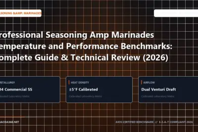 Technical benchmark and review guide for Professional Seasoning Amp Marinades Temperature and Performance Benchmarks: Complete Guide & Technical Review (2026)