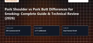 Technical benchmark and review guide for Pork Shoulder vs Pork Butt Differences for Smoking: Complete Guide & Technical Review (2026)