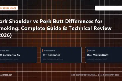 Technical benchmark and review guide for Pork Shoulder vs Pork Butt Differences for Smoking: Complete Guide & Technical Review (2026)