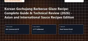 Technical benchmark and review guide for Korean Gochujang Barbecue Glaze Recipe: Complete Guide & Technical Review (2026) - Asian and International Sauce Recipes Edition