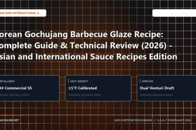 Technical benchmark and review guide for Korean Gochujang Barbecue Glaze Recipe: Complete Guide & Technical Review (2026) - Asian and International Sauce Recipes Edition