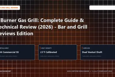 Technical benchmark and review guide for 8 Burner Gas Grill: Complete Guide & Technical Review (2026) - Bar and Grill Reviews Edition