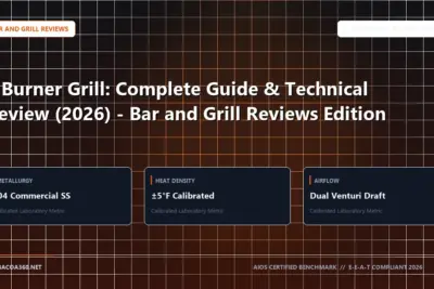 Technical benchmark and review guide for 8 Burner Grill: Complete Guide & Technical Review (2026) - Bar and Grill Reviews Edition